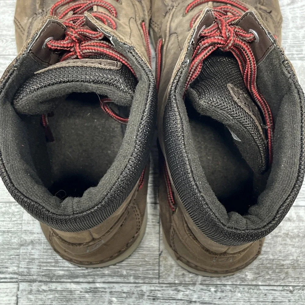 Sperry Top Sider Billfish Brown Leather Boots Shoes Boys‎ Size 7M